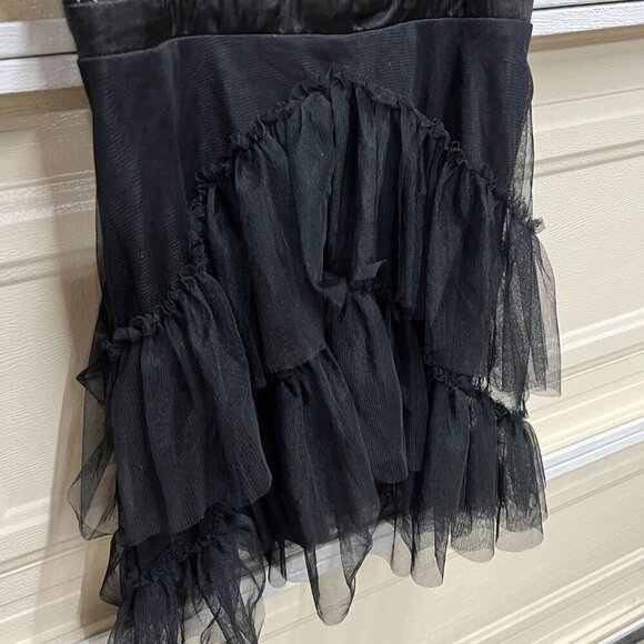 City Studios Womens Juniors Paillettes Mini Fit & Flare Dress Sz 11/12 Black - Picture 4 of 11